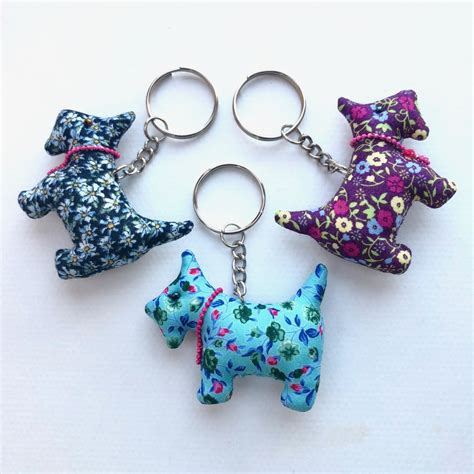 keyring made from fabric images